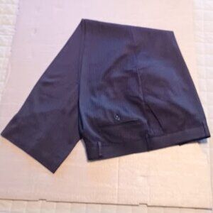 Evan-Picone Men's dress pants black with stripes, 39 X 32